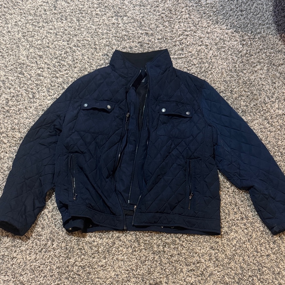 Calvin Klein Quilted Navy Jacket